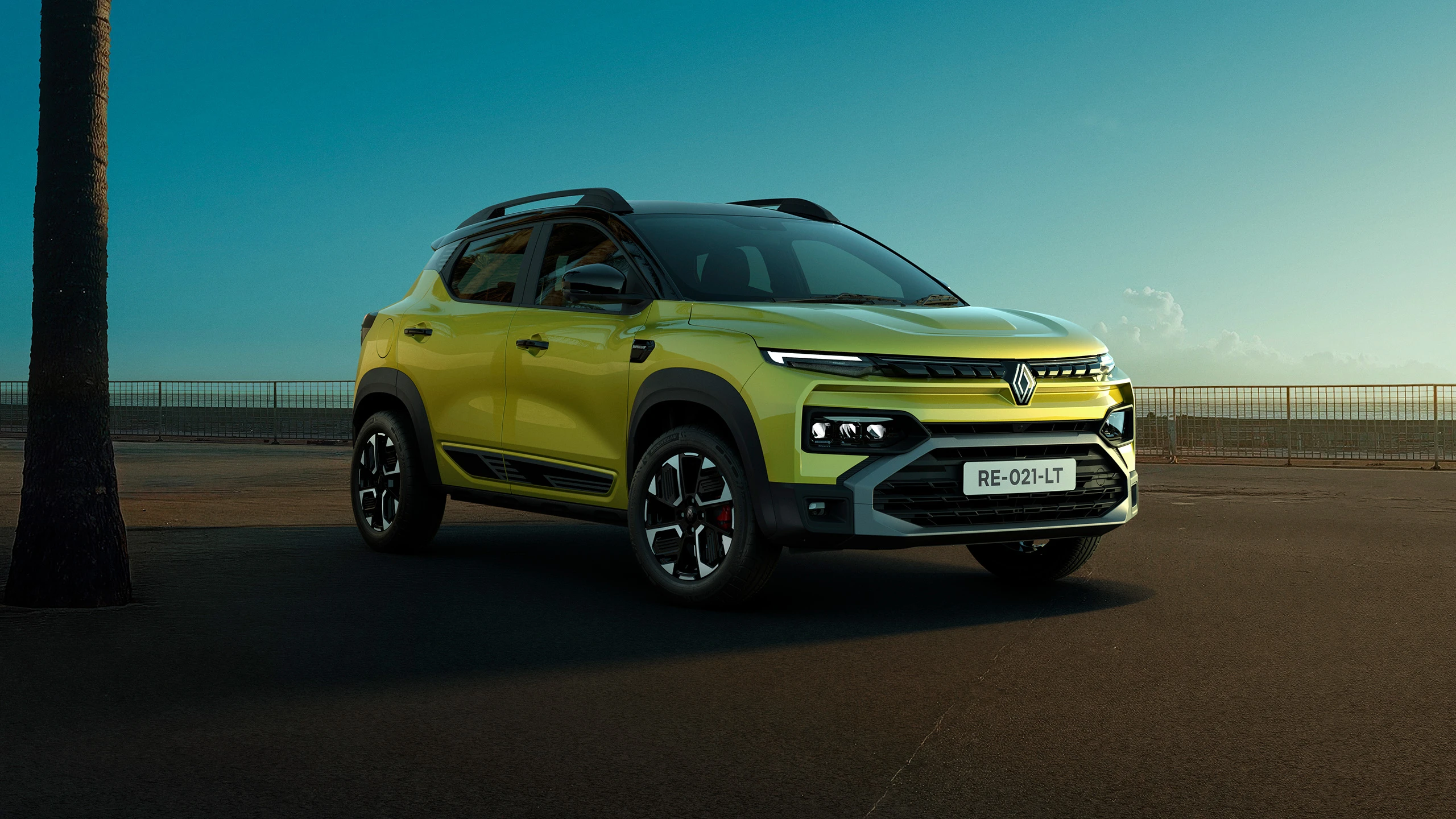 Oasis Yellow: Front Left Three-Quarter View