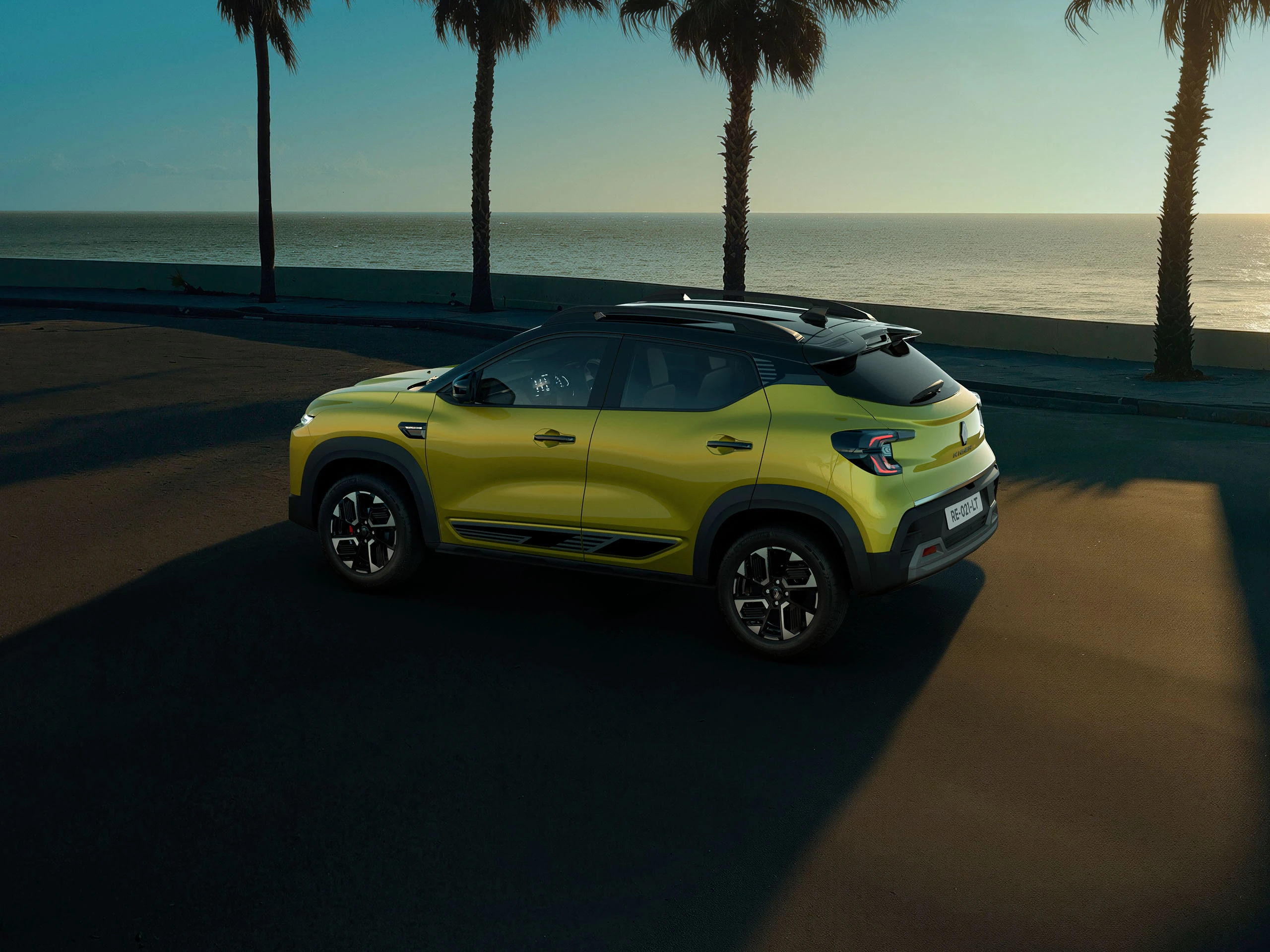 Rear Right Three-Quarter View on the Beachfront