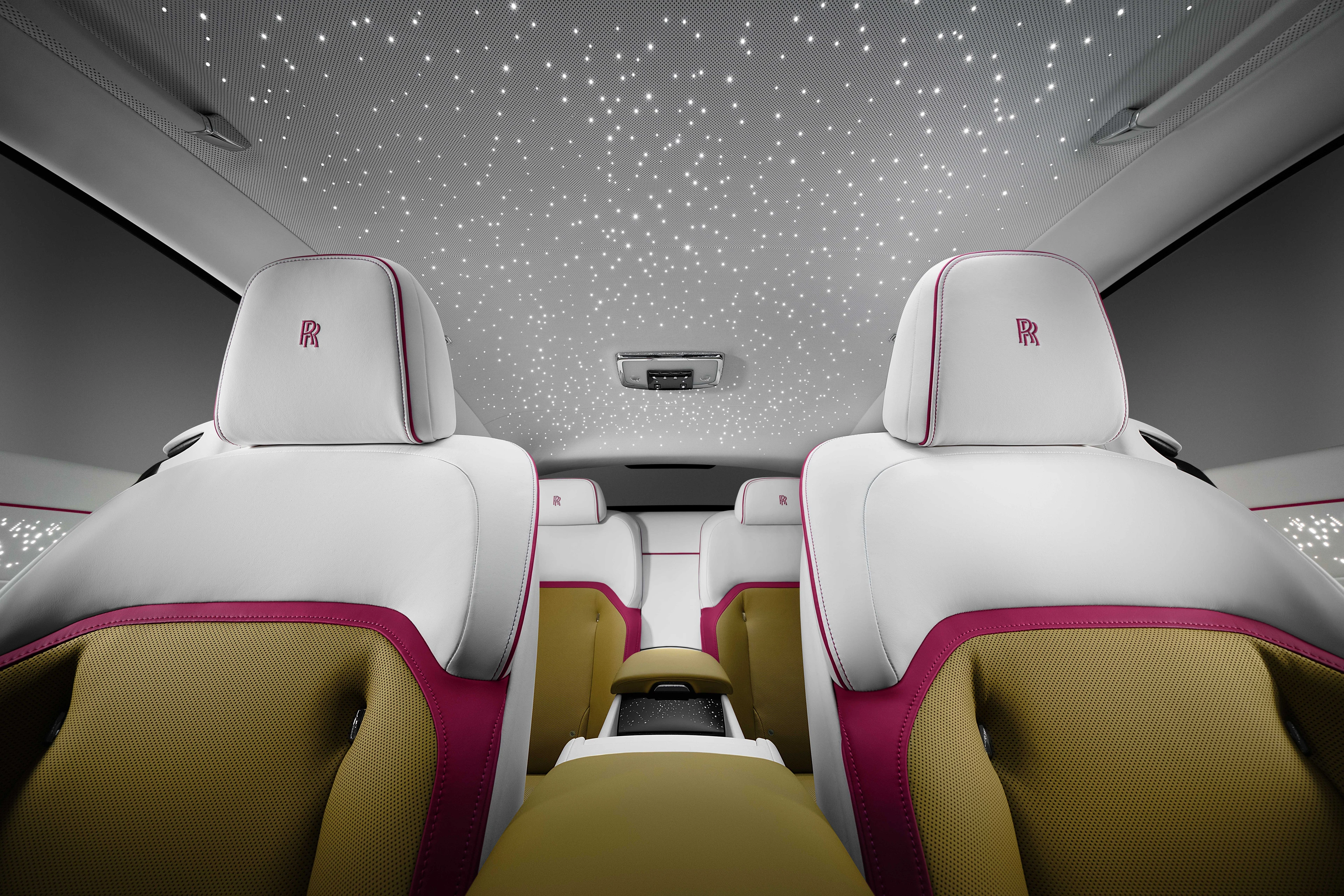Front Seats and Starlight Headliner