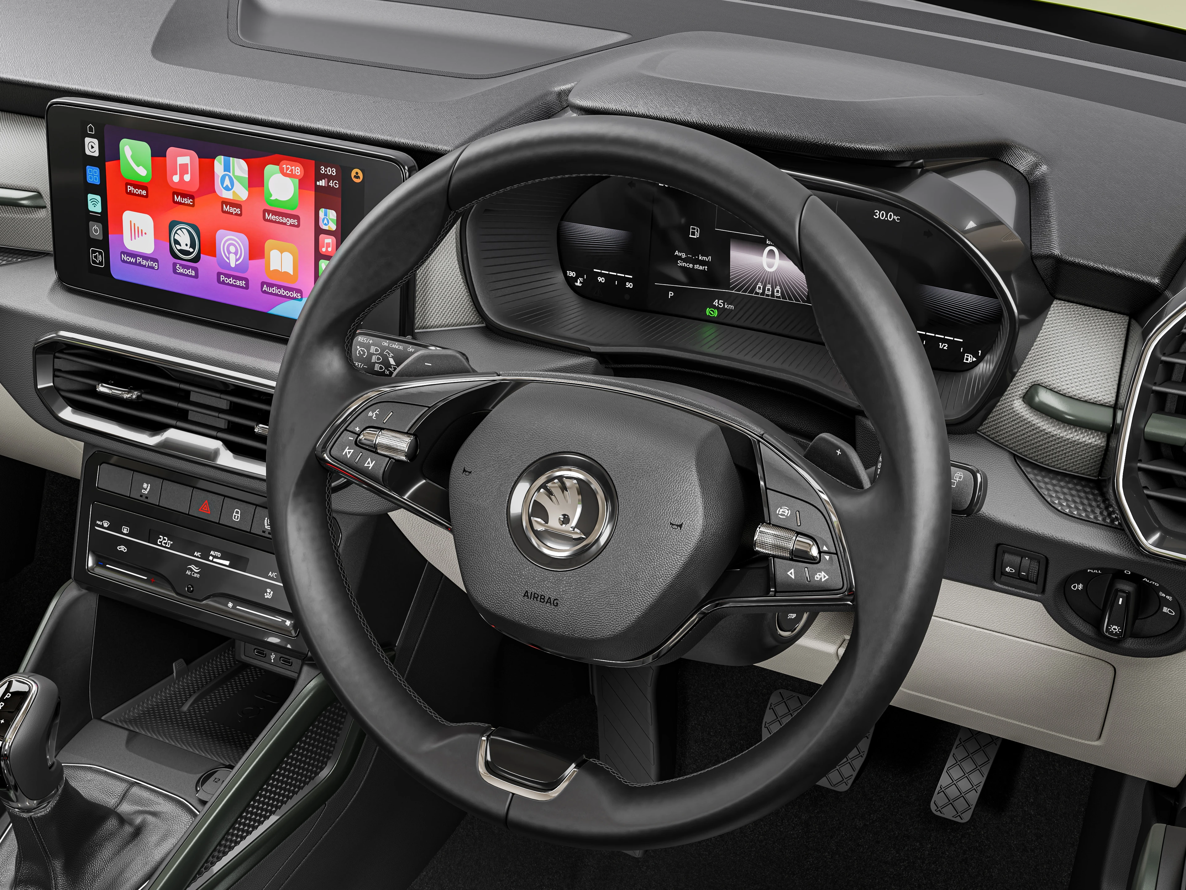 Steering Wheel with Paddle Shifters