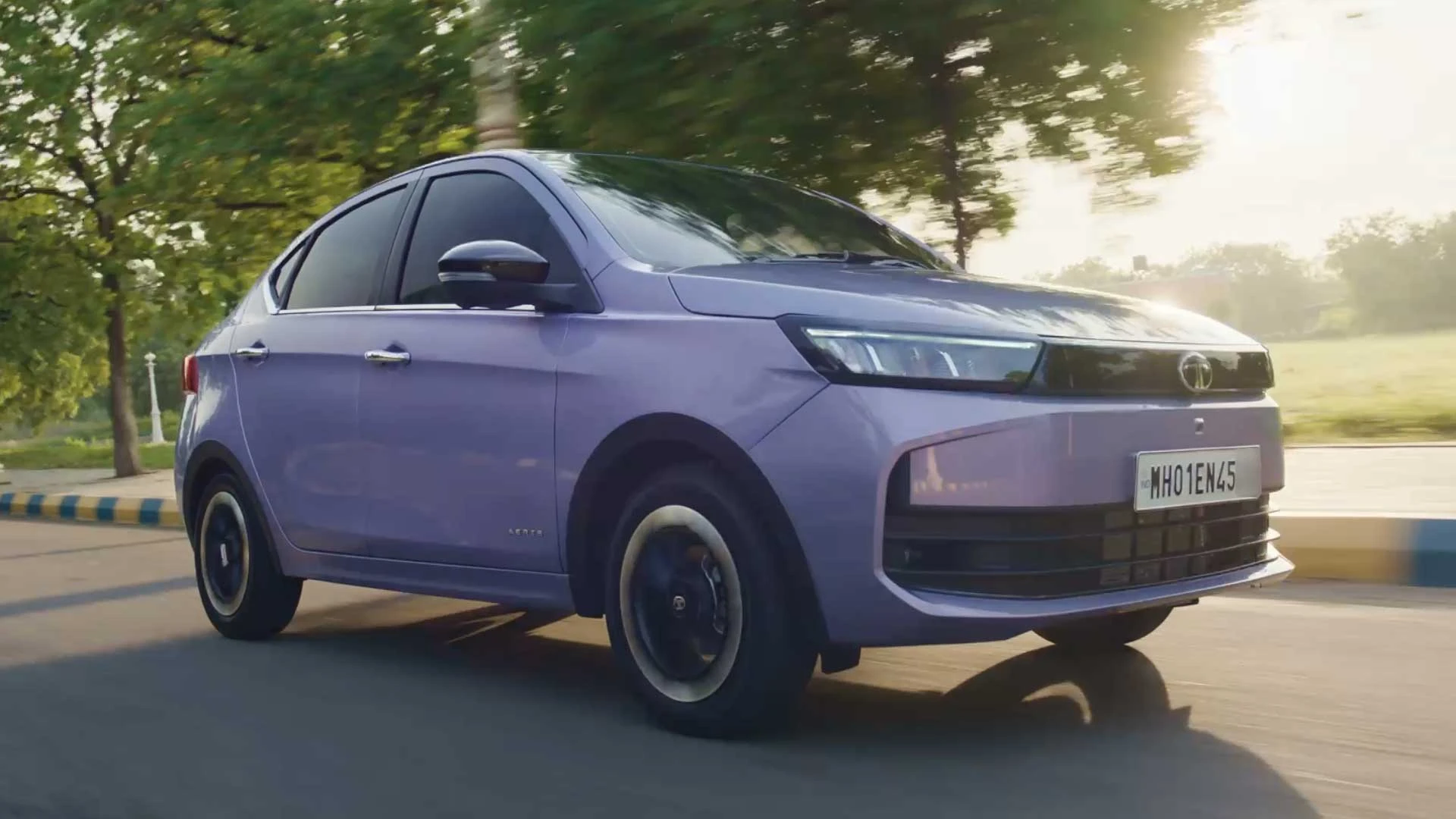 Front Right Three-Quarter View (On the Road)