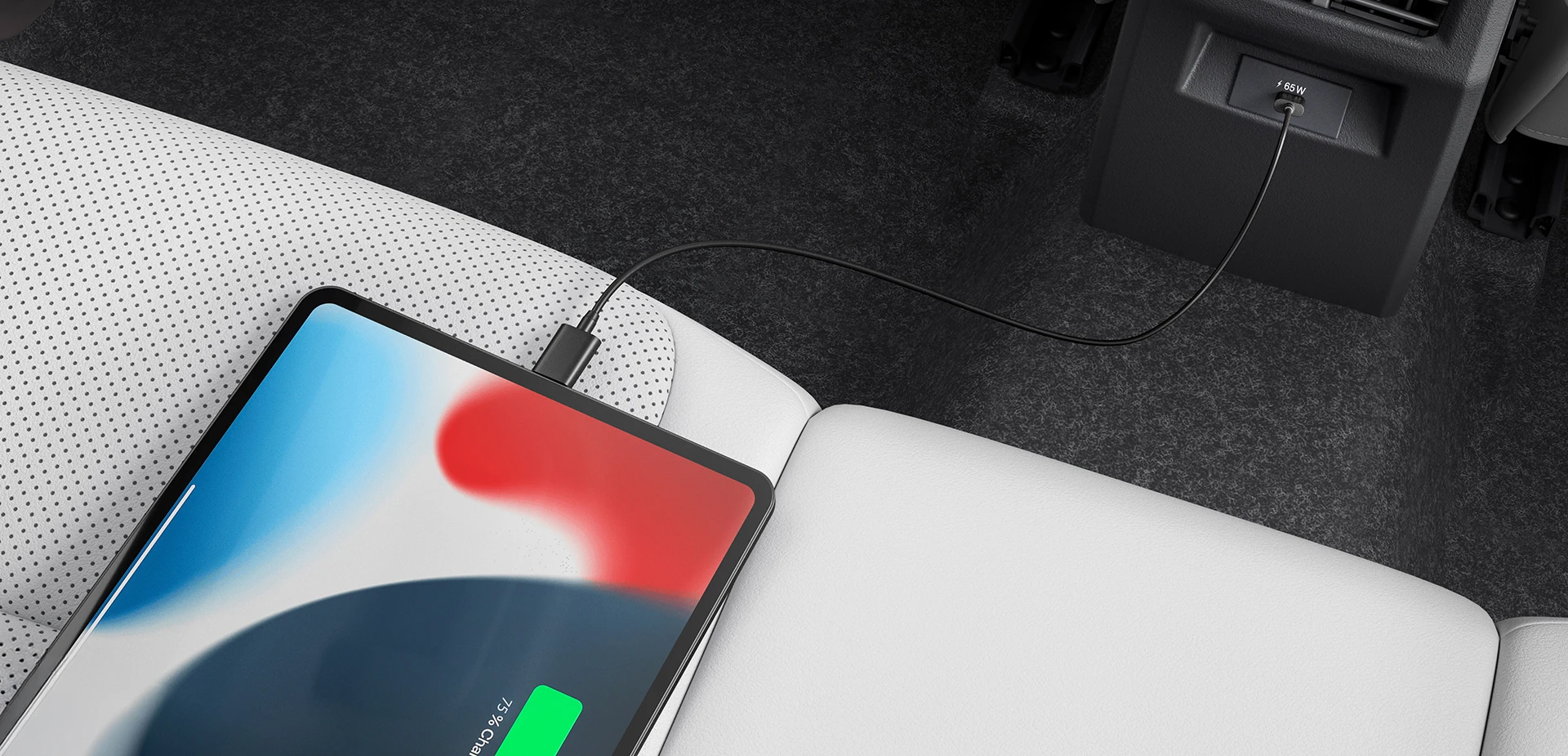 Rear USB Type-C Fast Charger