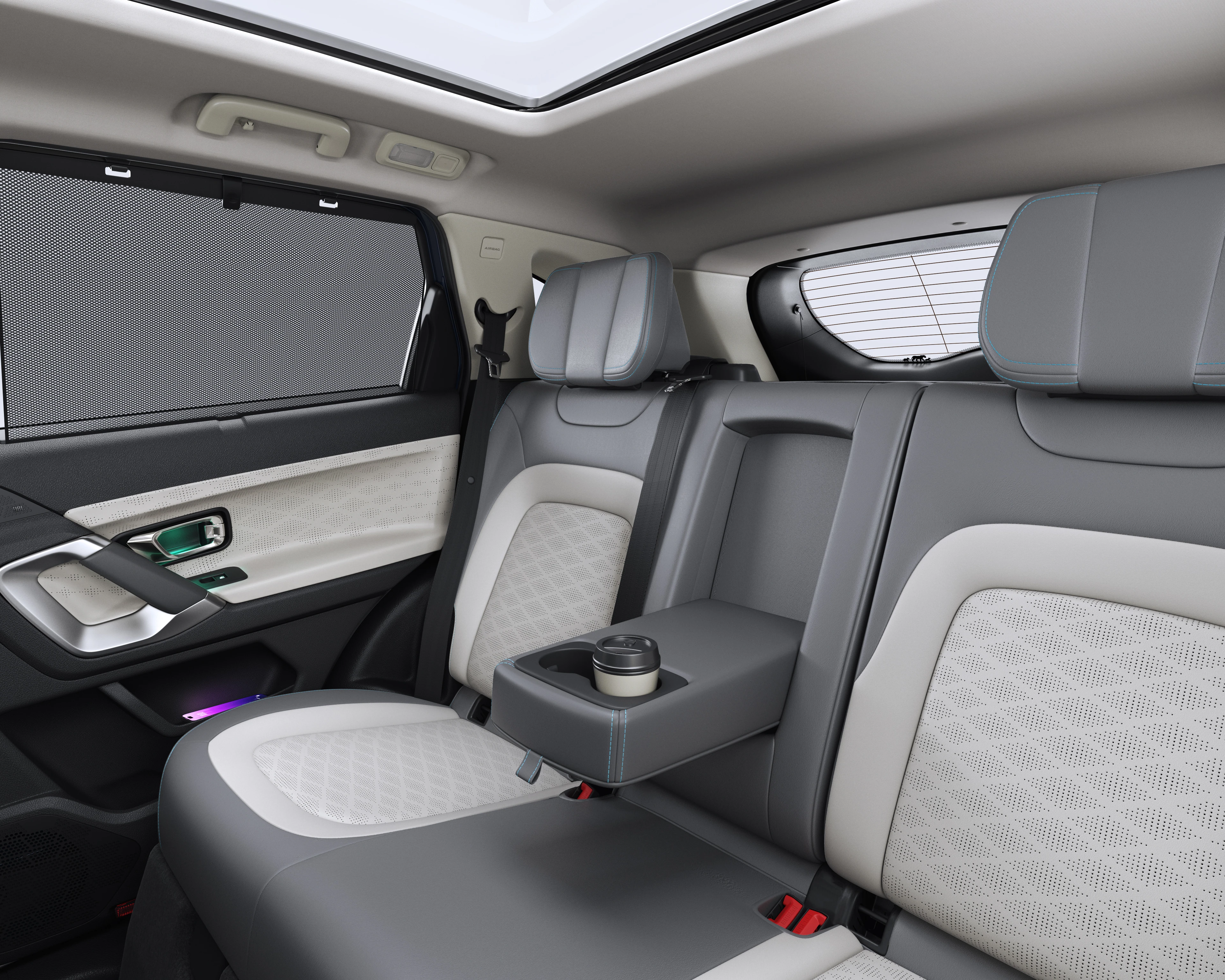Rear Seats with Armrest