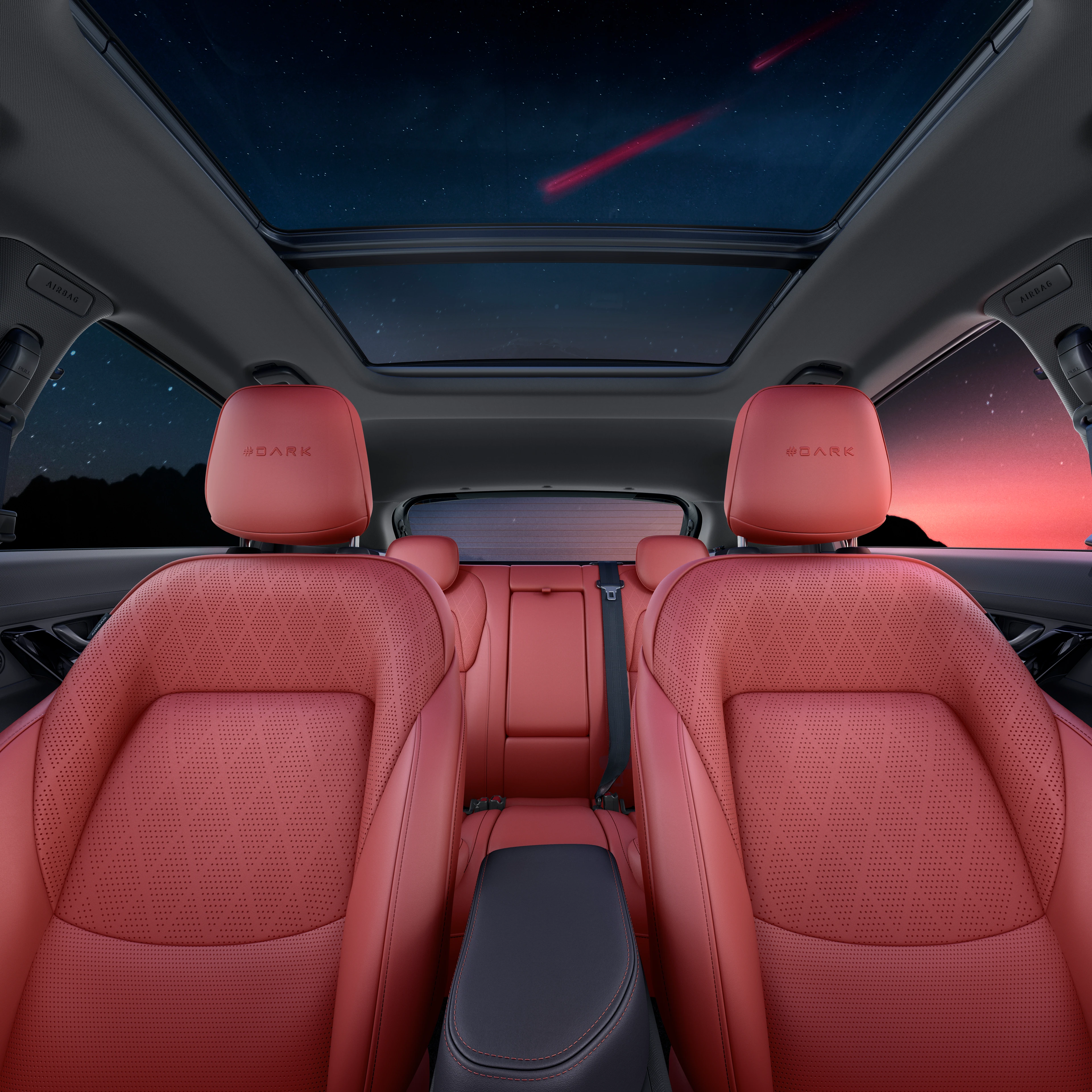 Red #Dark Cabin and Sunroof