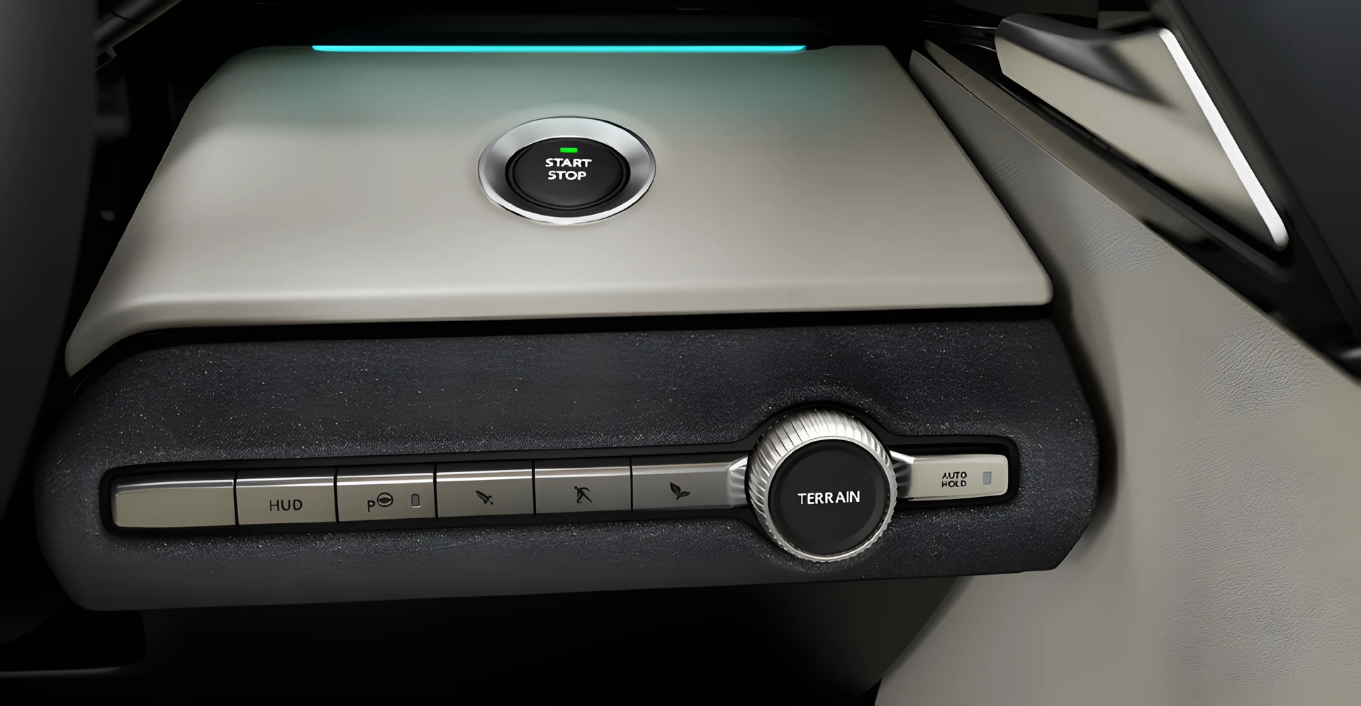 Start/Stop Button and Terrain Mode Dial