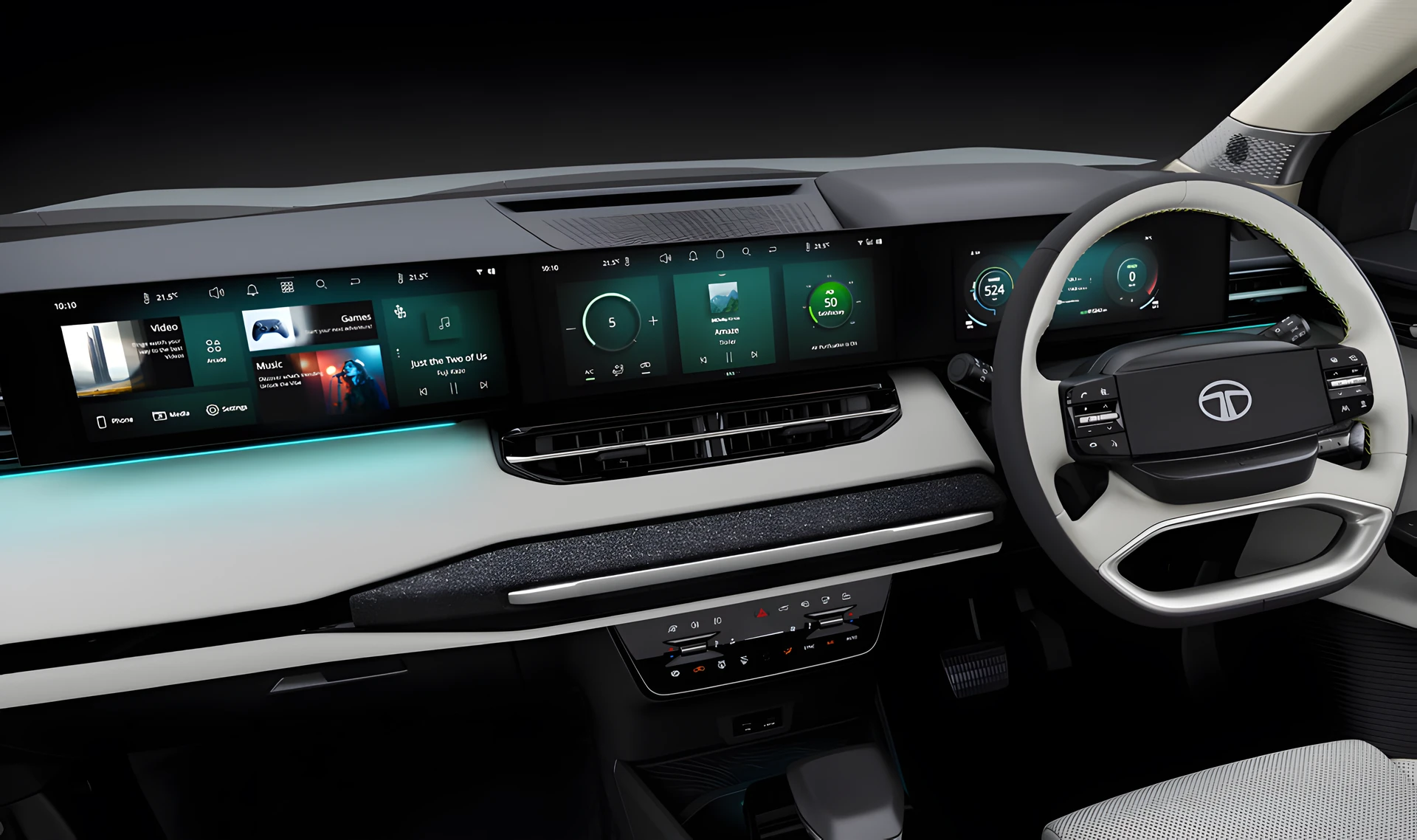 Triple-Screen Dashboard