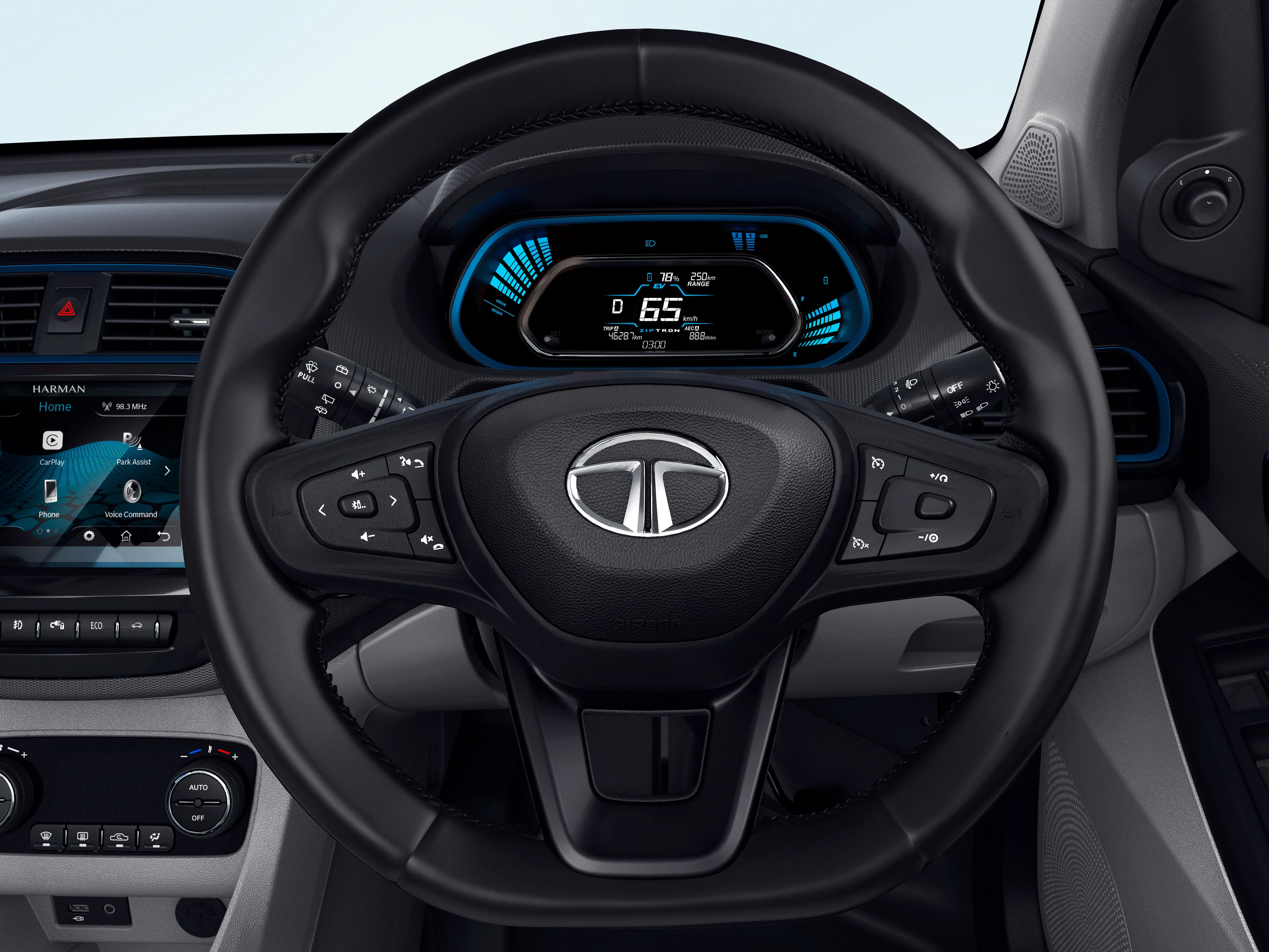 Steering Wheel and Digital Cluster