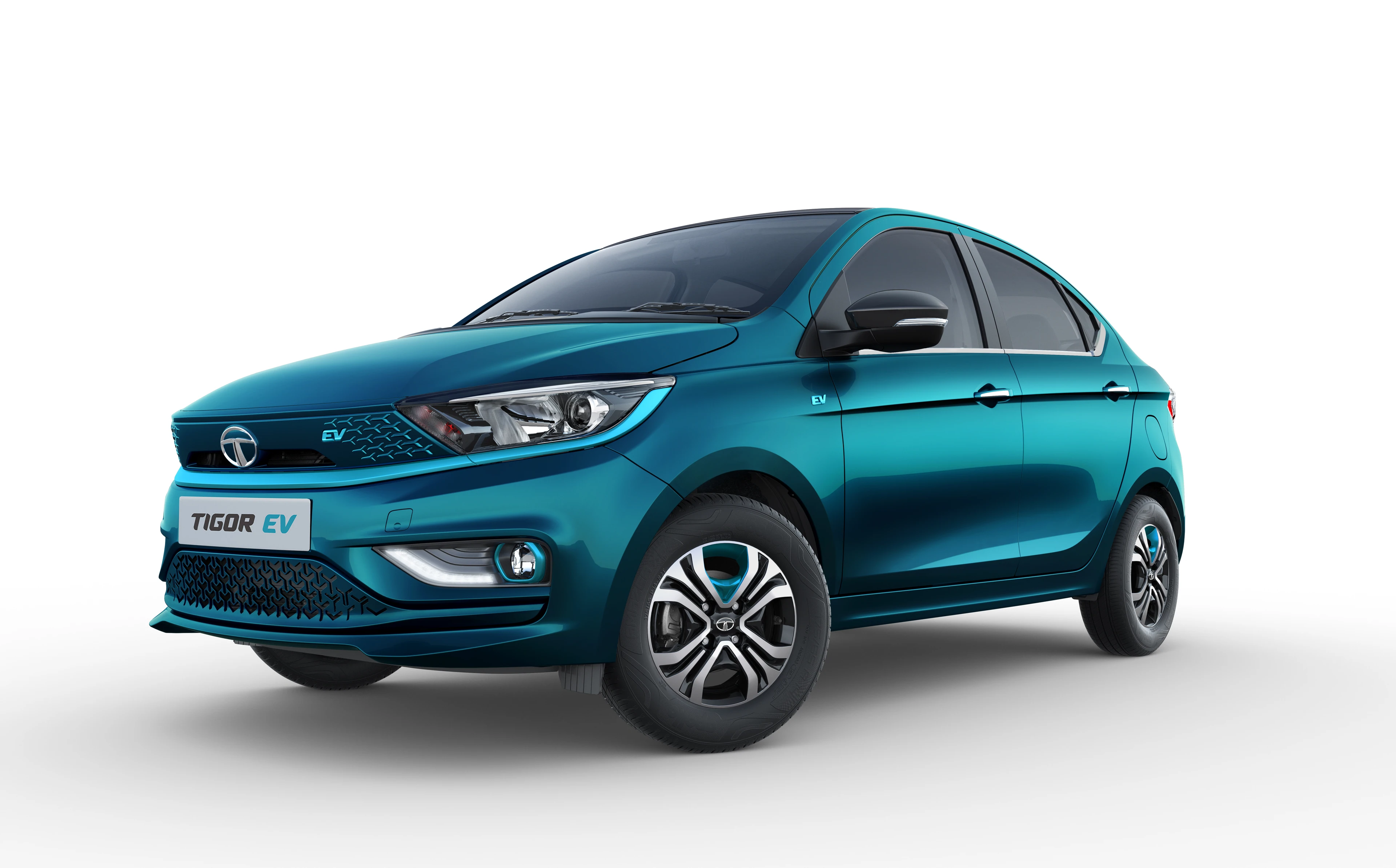 Signature Teal Blue: Front Three-Quarter