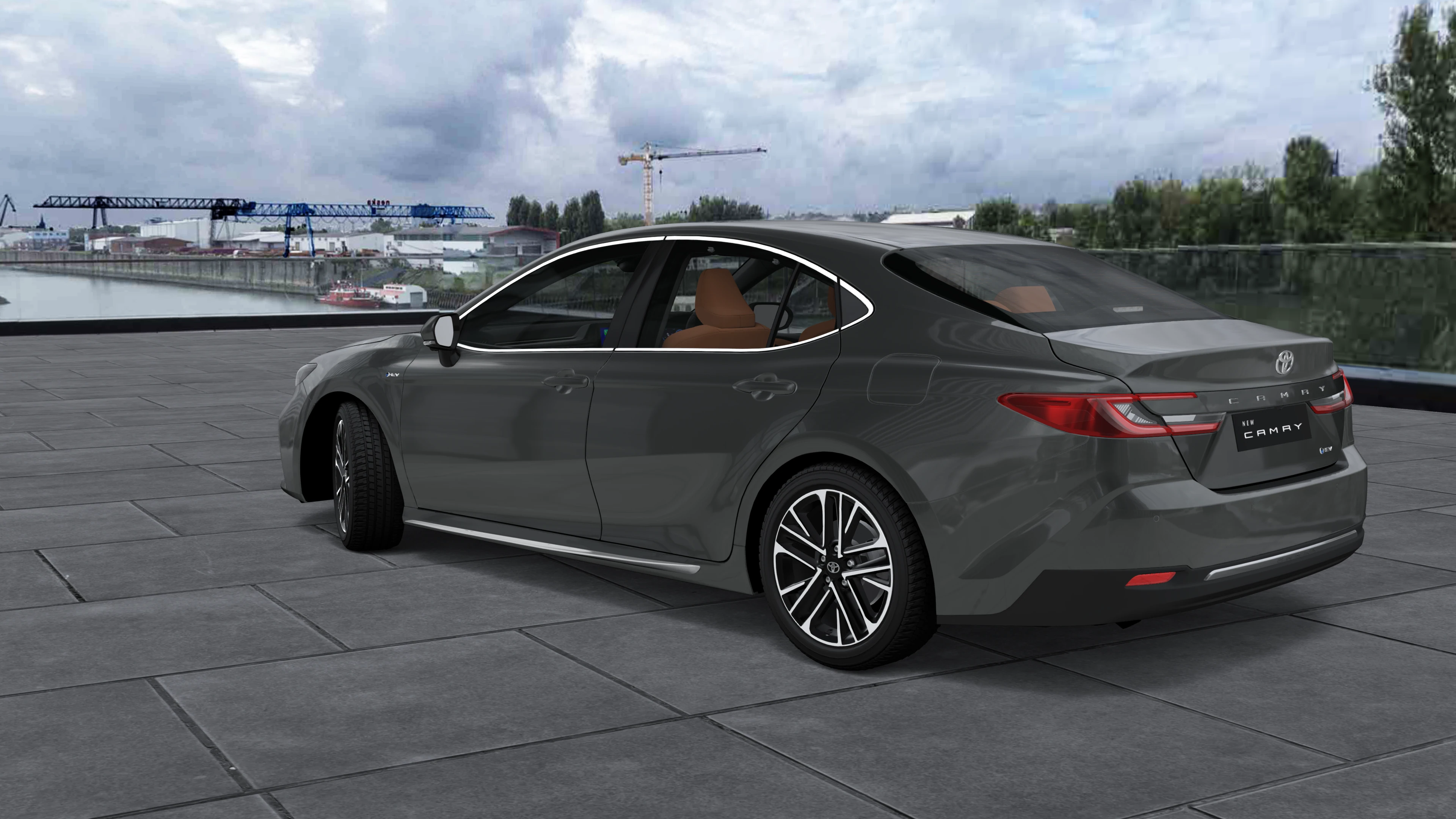Rear Left Three-Quarter View