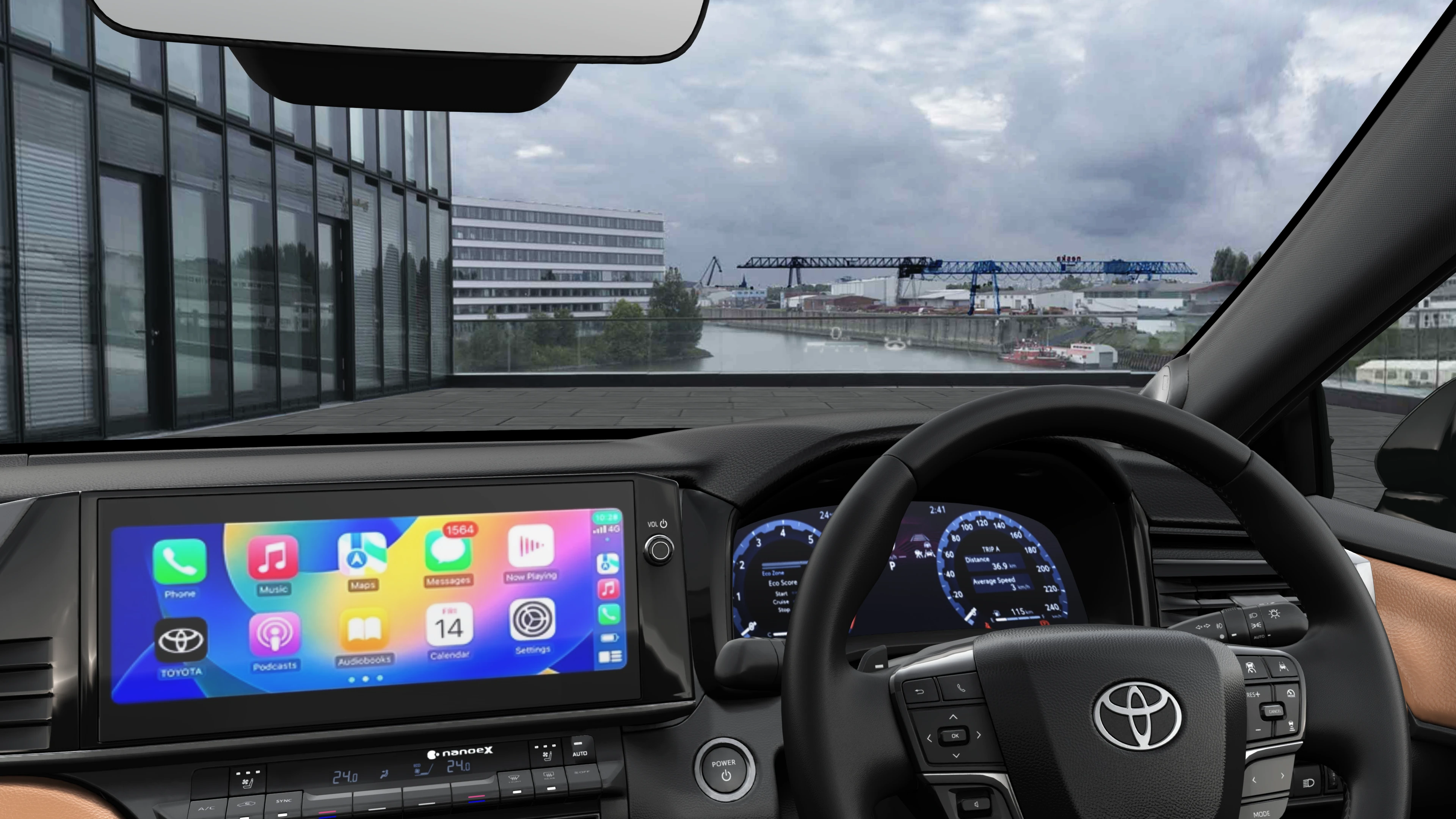 Touchscreen, Digital Cluster and Steering