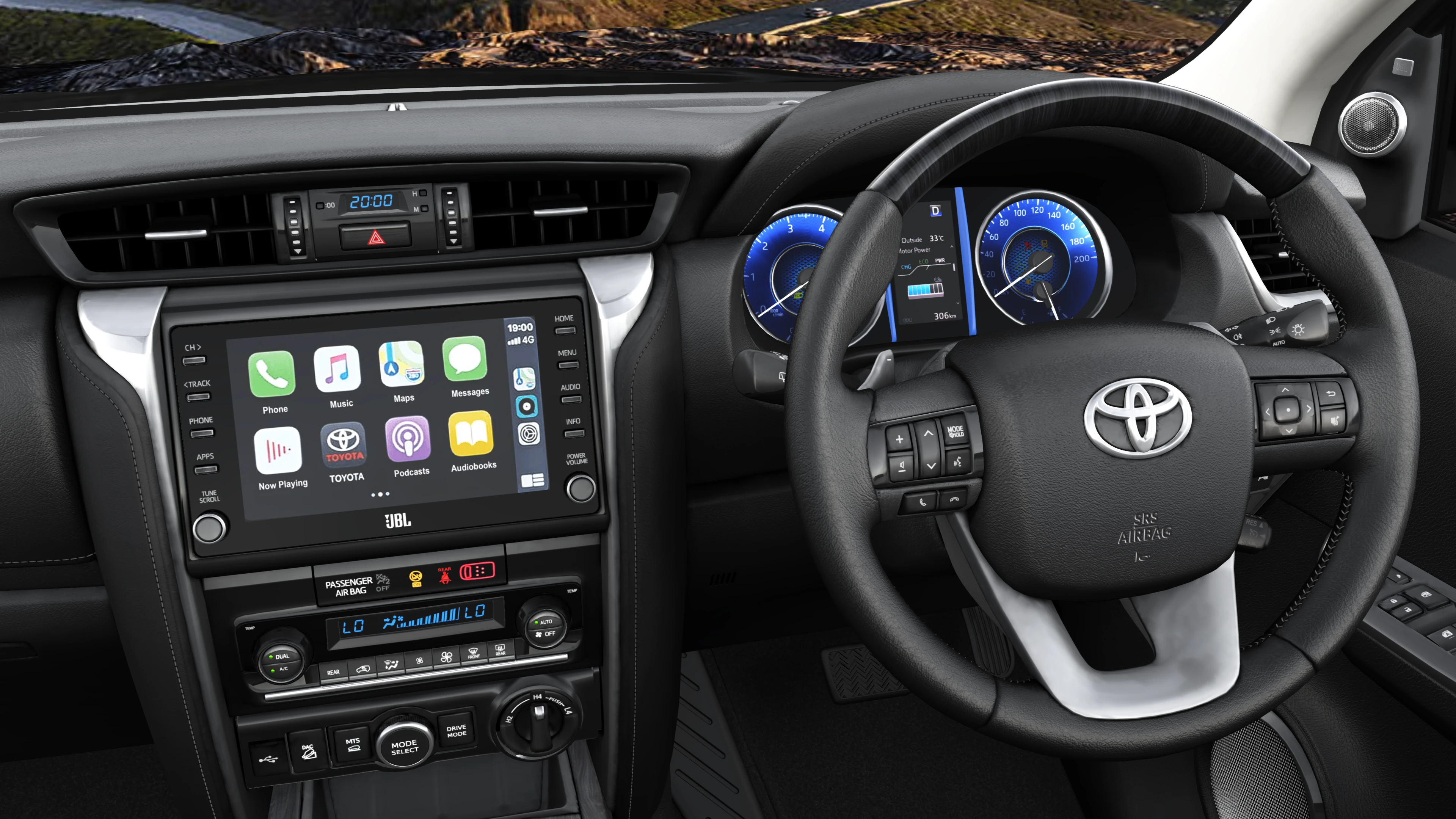 Instrument Cluster and Steering Wheel