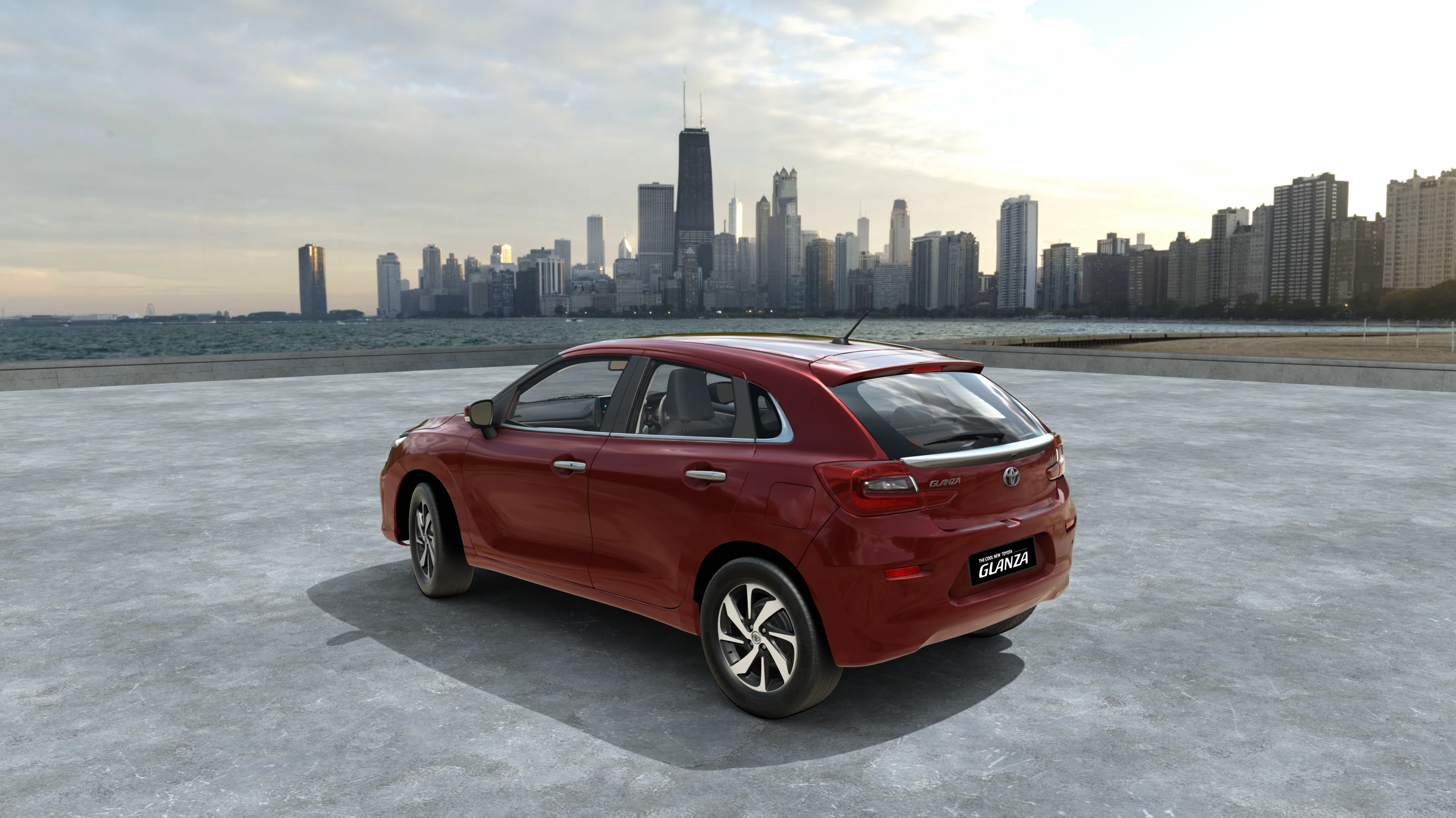 Rear Left Three-Quarter View