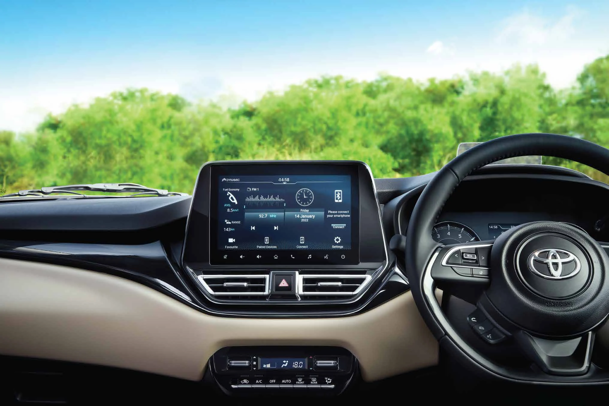 Touchscreen and Instrument Cluster
