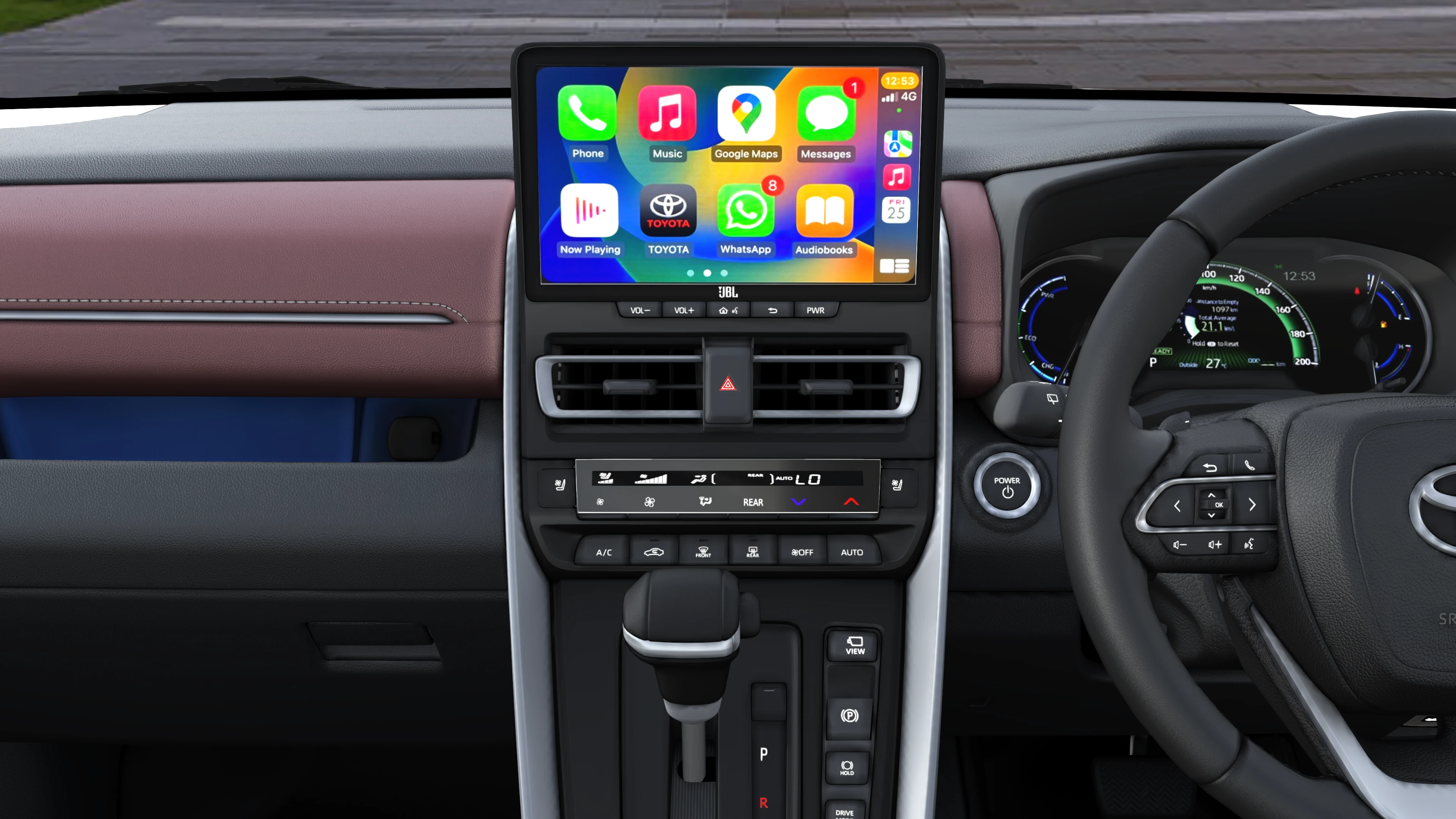 Touchscreen and Centre Console