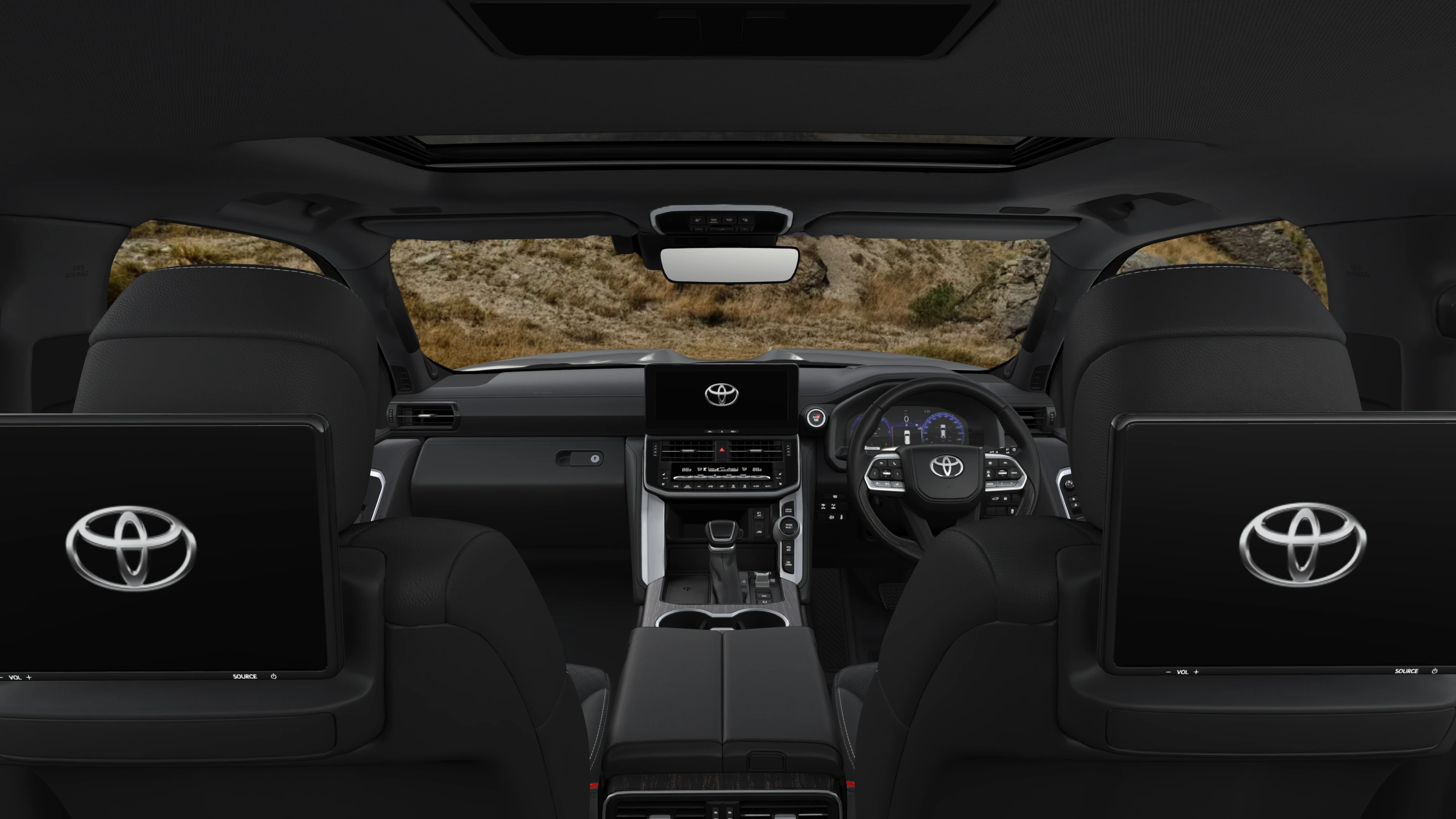Front Seats and Rear-Seat Screens