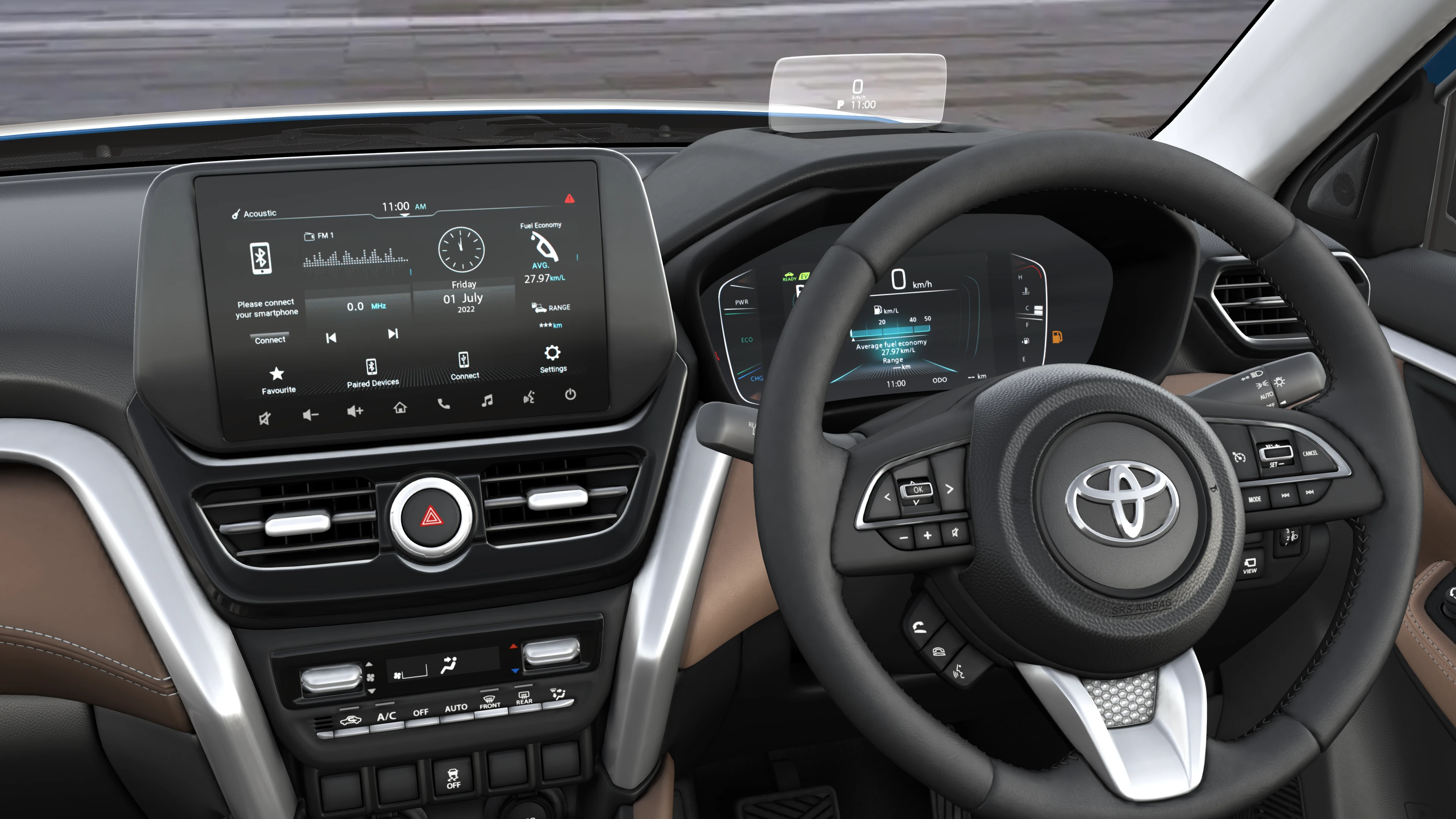 Digital Cluster and Steering Wheel