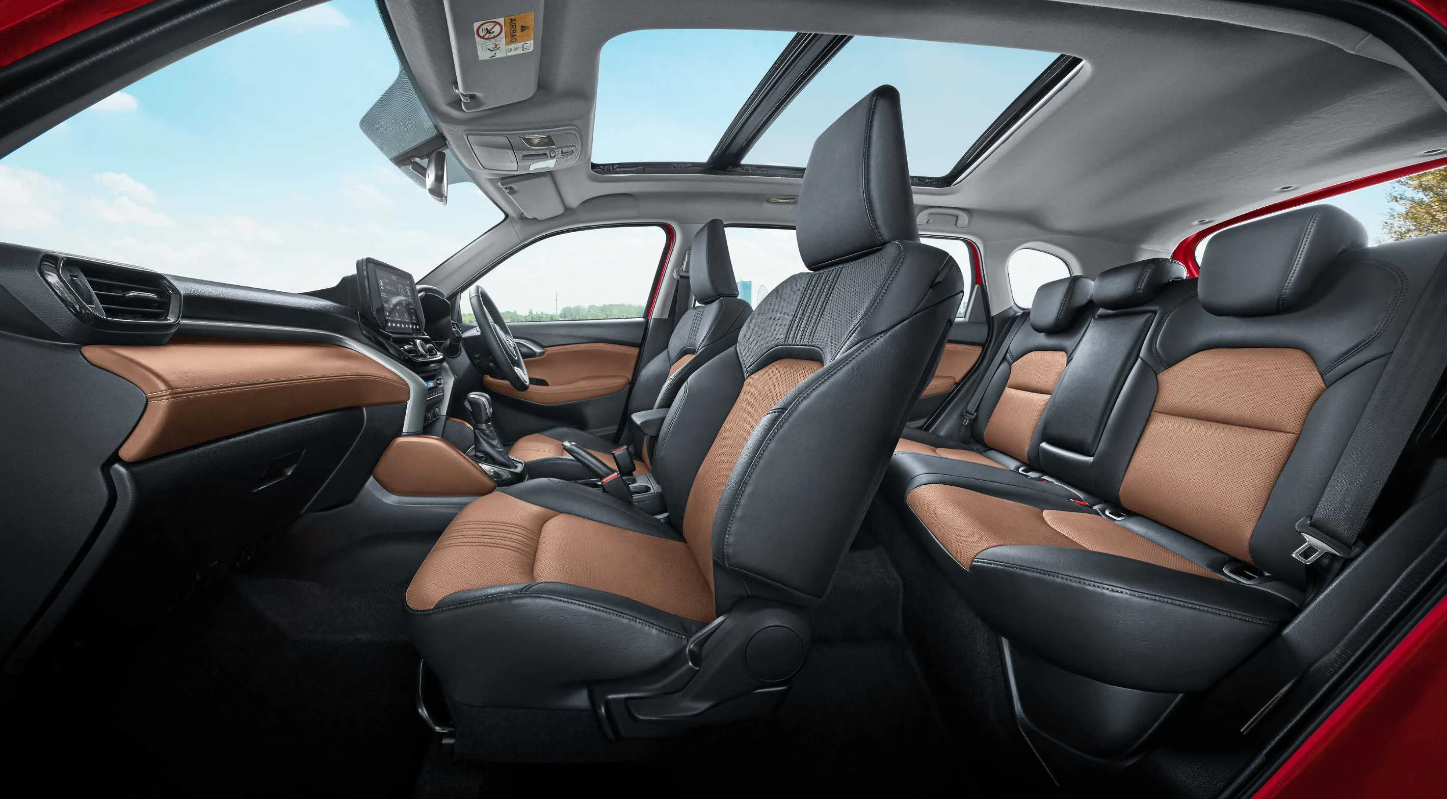 Front and Rear Seats (Side View)