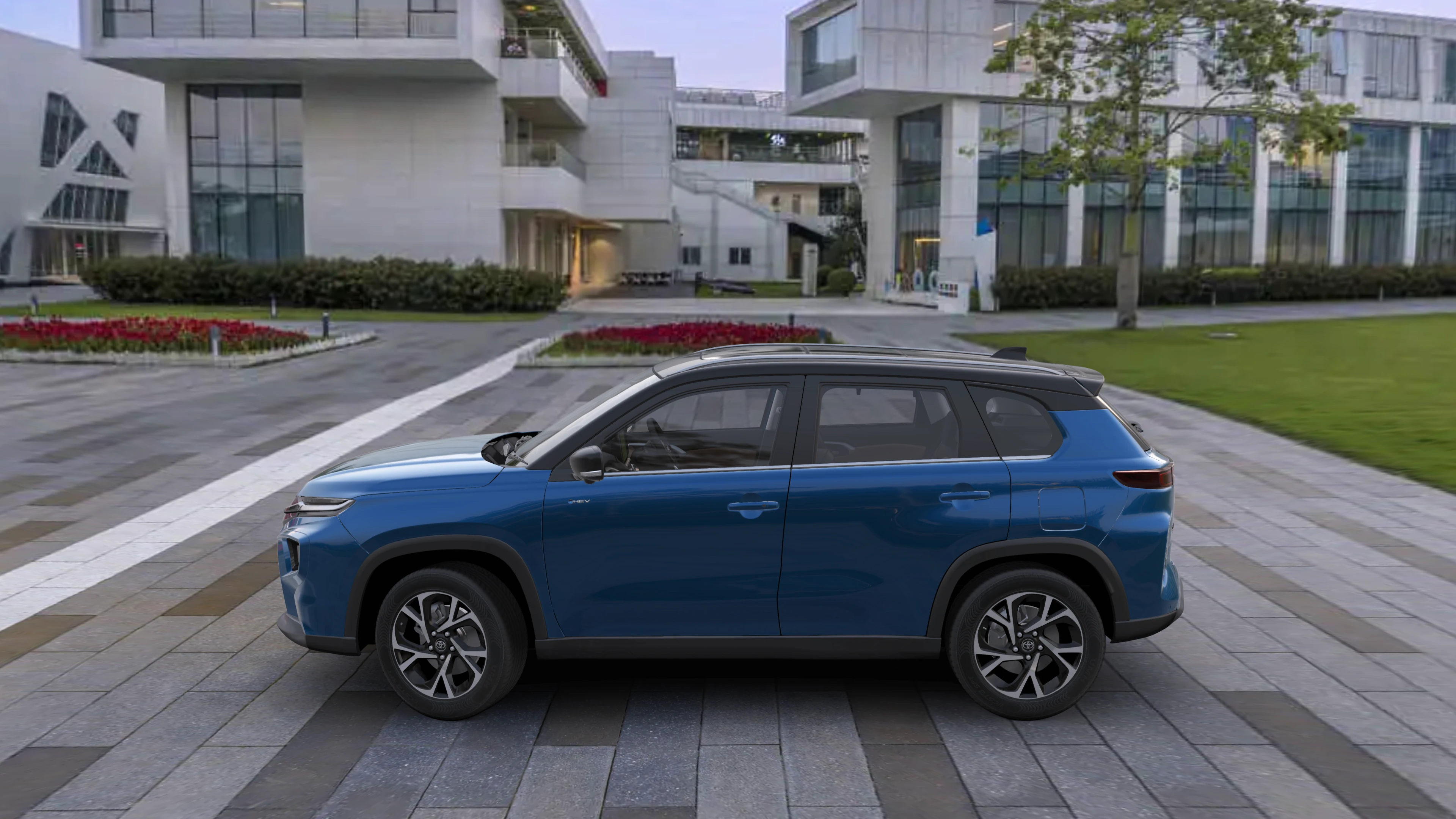Toyota Urban Cruiser Hyryder — Side Profile (Left)