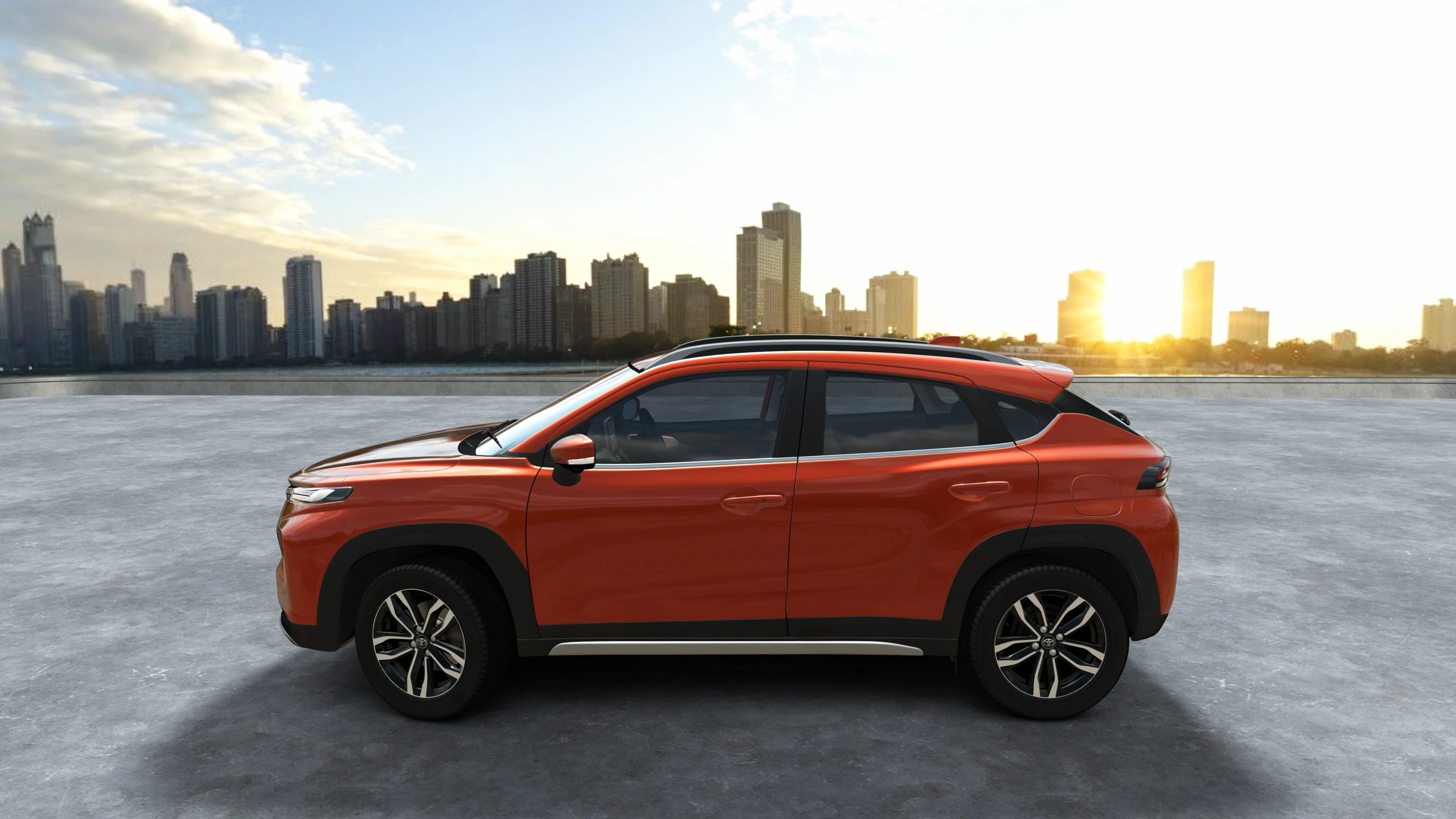 Toyota Urban Cruiser Taisor — Side Profile (Left)