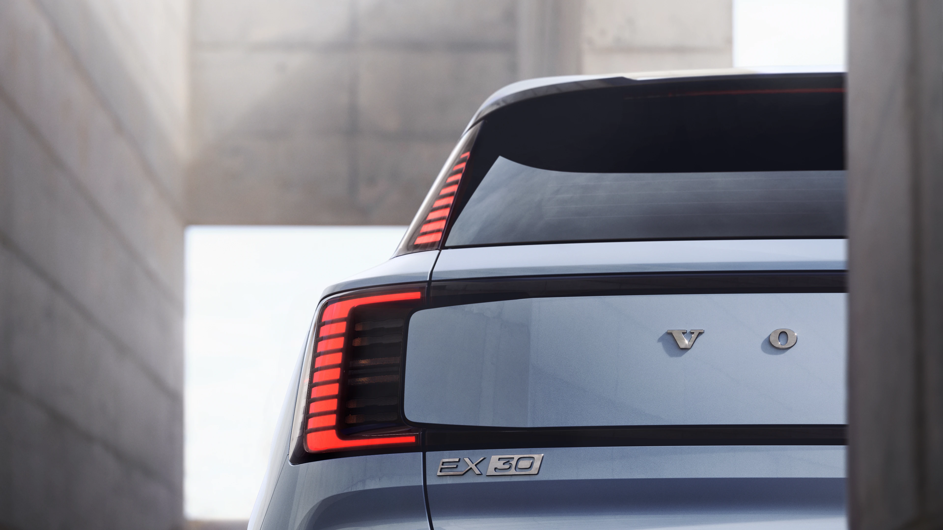 Tail Lamp and EX30 Badge