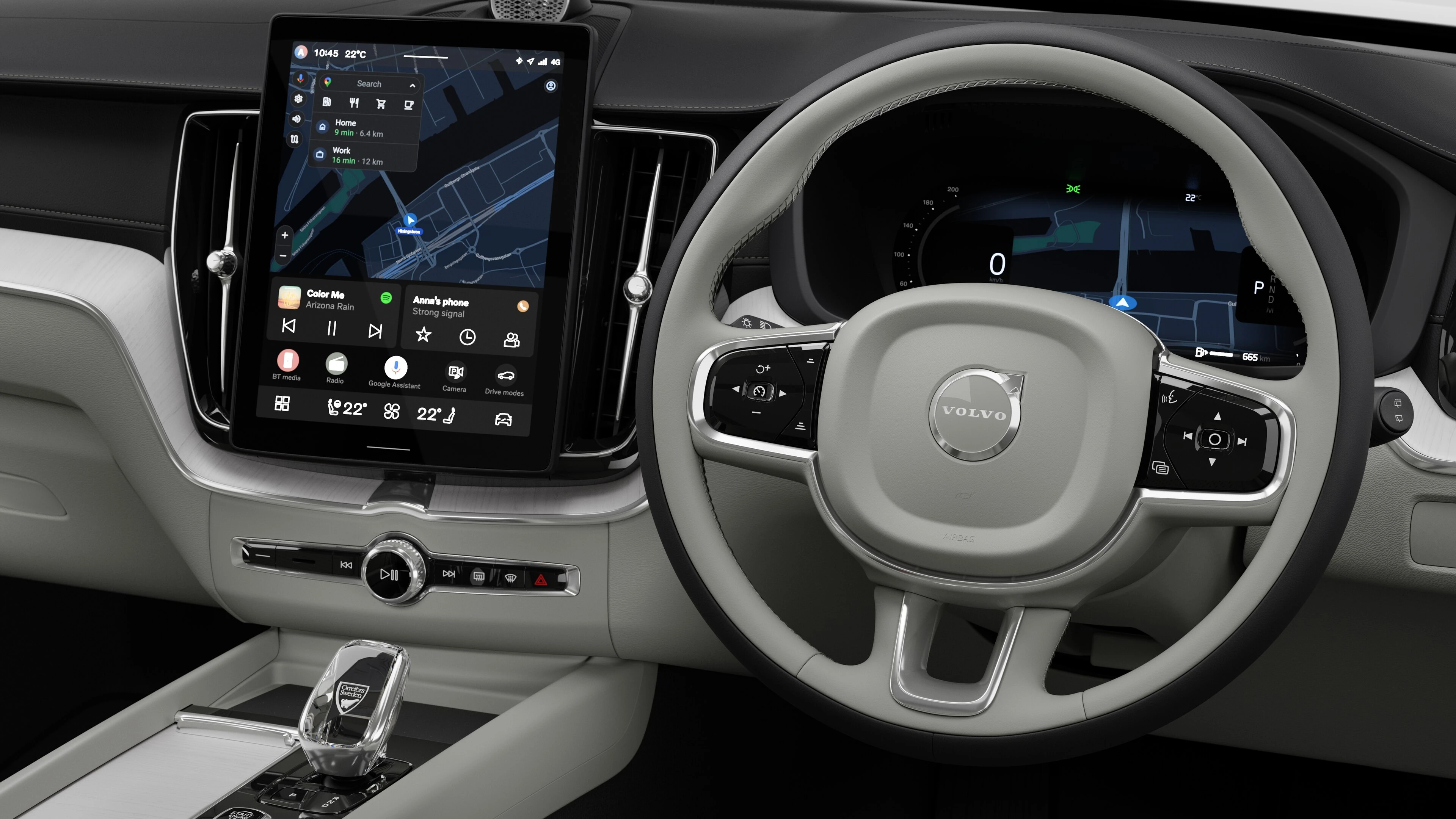 Steering Wheel and Touchscreen