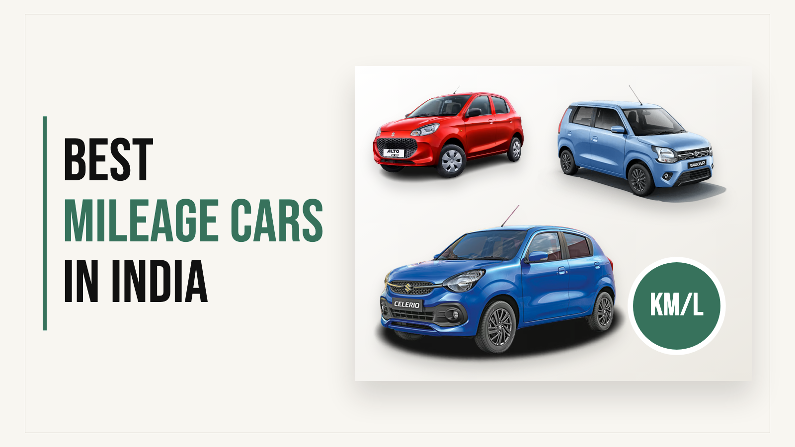 Best Mileage Cars in India